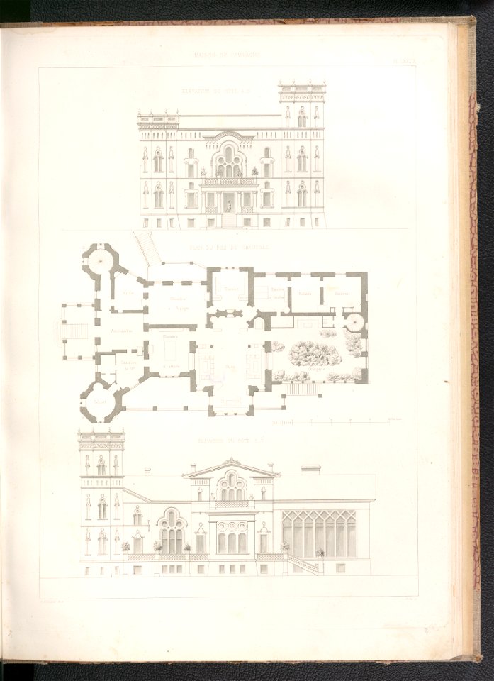 Plany budowli obejmujace rozmaite rodzaje 1843 (120569616)