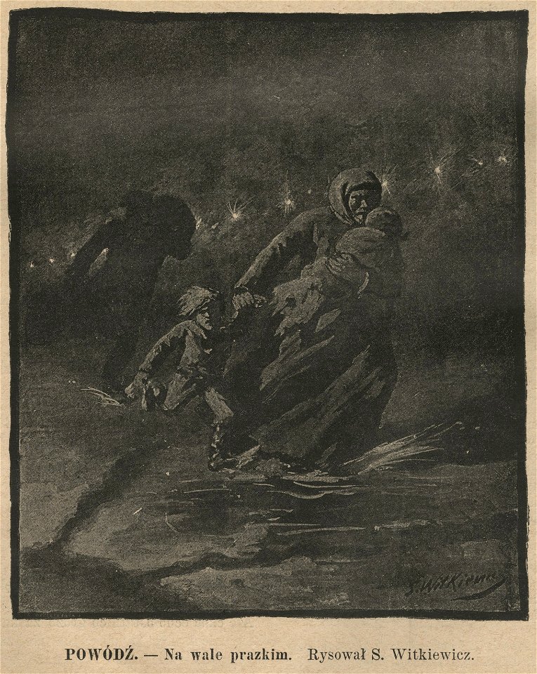 Powódź - na wale praskim (59264)