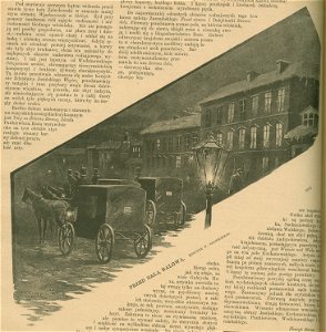 Przed salą balową Rysunek W. Sandeckiego (77823)