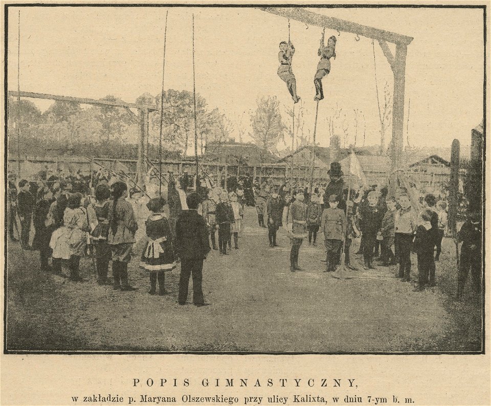 Popis gimnastyczny w zakładzie p. Maryana Olszewskiego przy ulicy Kalixta, w dniu 7-ym b. m. (59139)