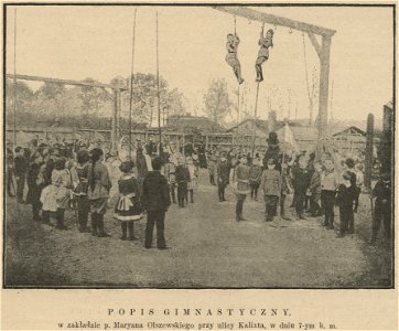 Popis gimnastyczny w zakładzie p. Maryana Olszewskiego przy ulicy Kalixta, w dniu 7-ym b. m. (59139)