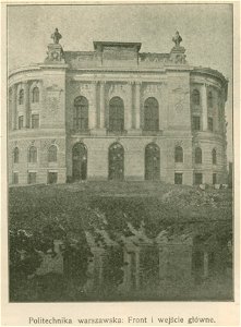 Politechnika warszawska Front i wejście główne (79295)