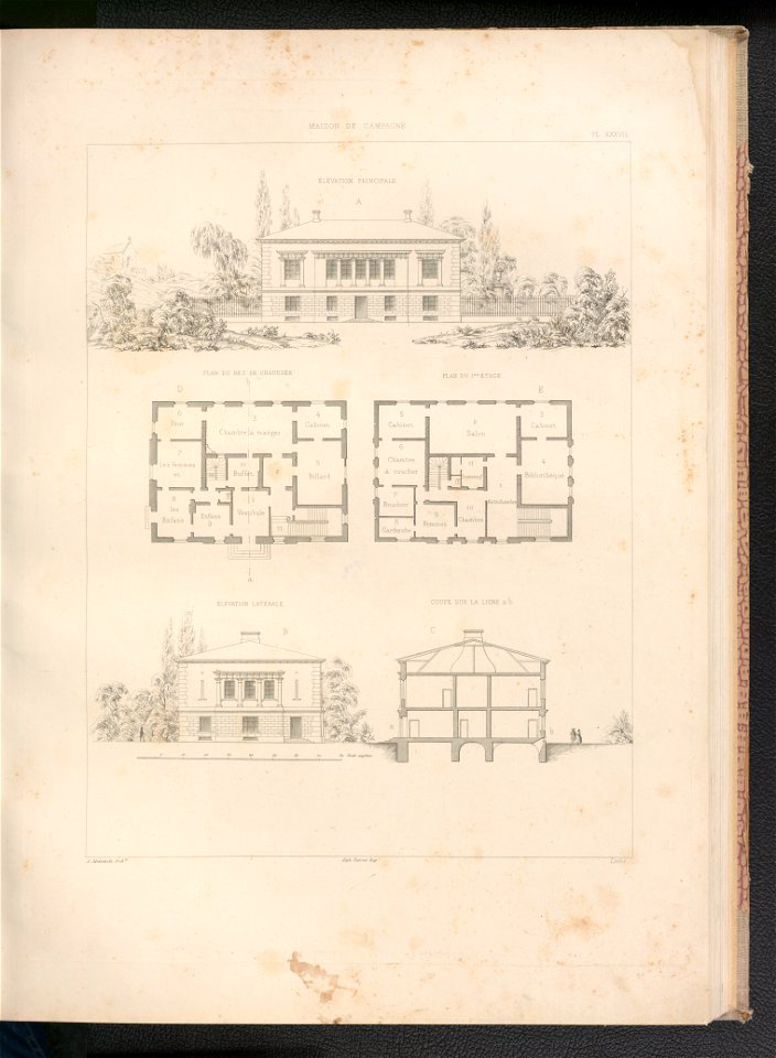 Plany budowli obejmujace rozmaite rodzaje 1843 (120569448)