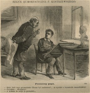 Przezorny papa szkice humorystyczne F. Kostrzewskiego (58934)