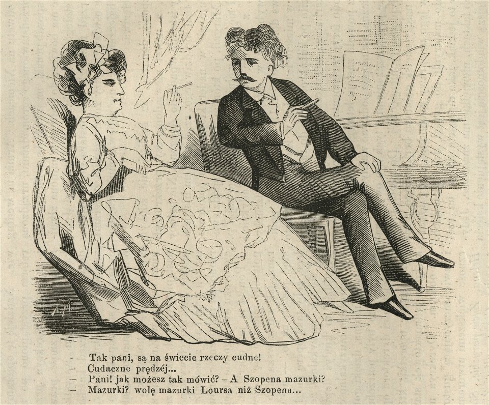 Pseudo-pozytywiści - Szkice humorystyczno-satyryczne Franciszka Kostrzewskiego - Tak pani,... (58624)