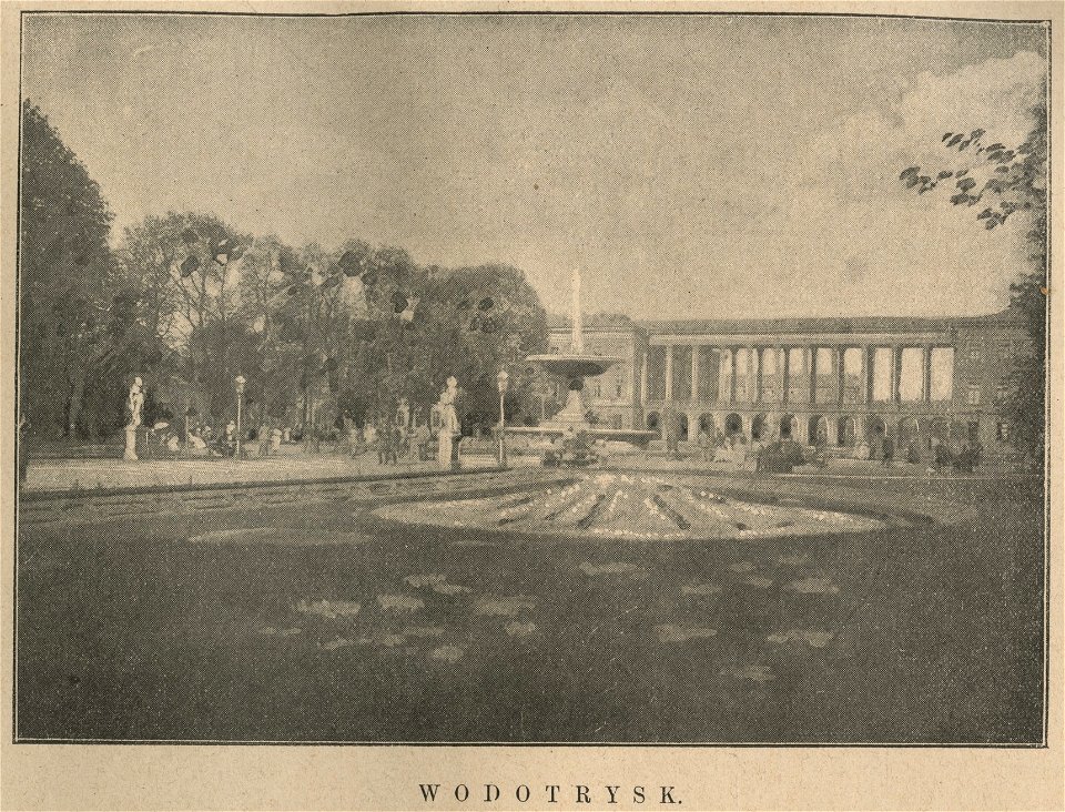 Saski ogród w Warszawie - Wodotrysk (60554)