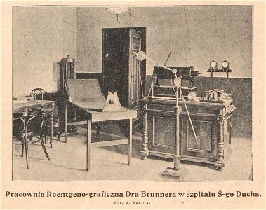 Pracownia Roentgeno-graficzna Dra Brunnera w szpitalu Ś-go Ducha- Fot. A. Karoli (62036)