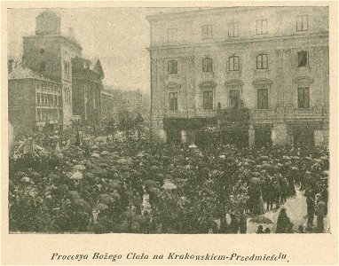 Procesja Bożego Ciała na Krakowskiem Przedmieściu (80630)