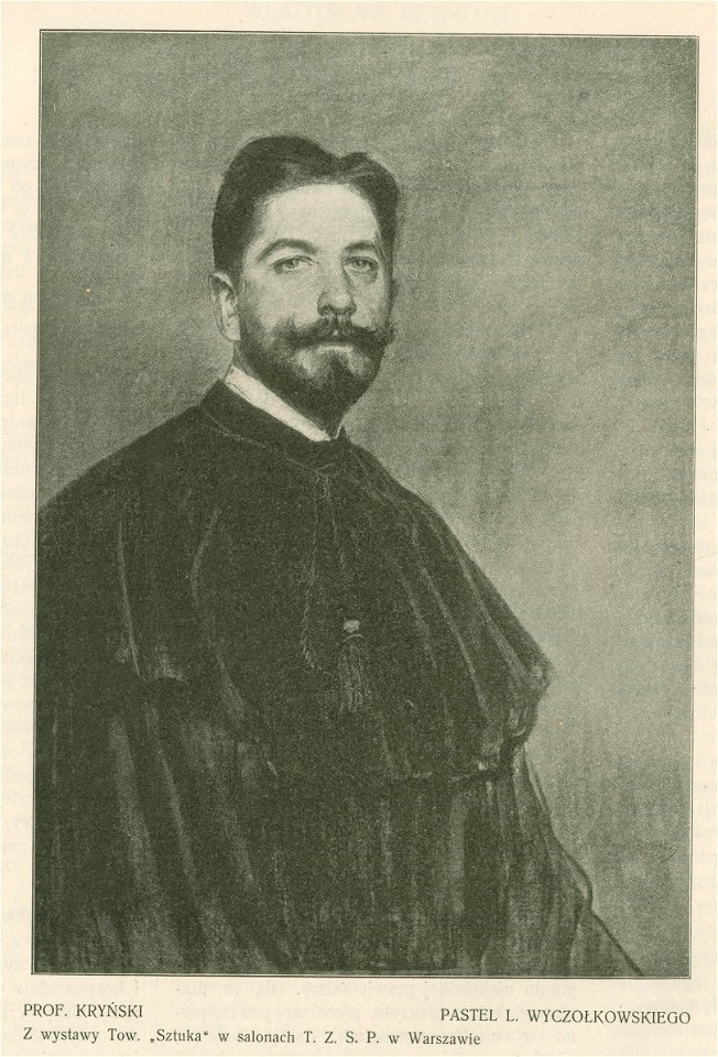 Prof. Kryński Pastel L. Wyczółkowskiego Z wystawy Tow. Sztuka w salonach T. Z. S. P. w Warszawie (79256)