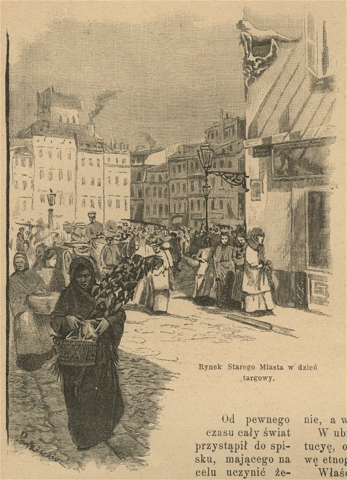 Rynek Starego Miasta w dzień targowy (59956)