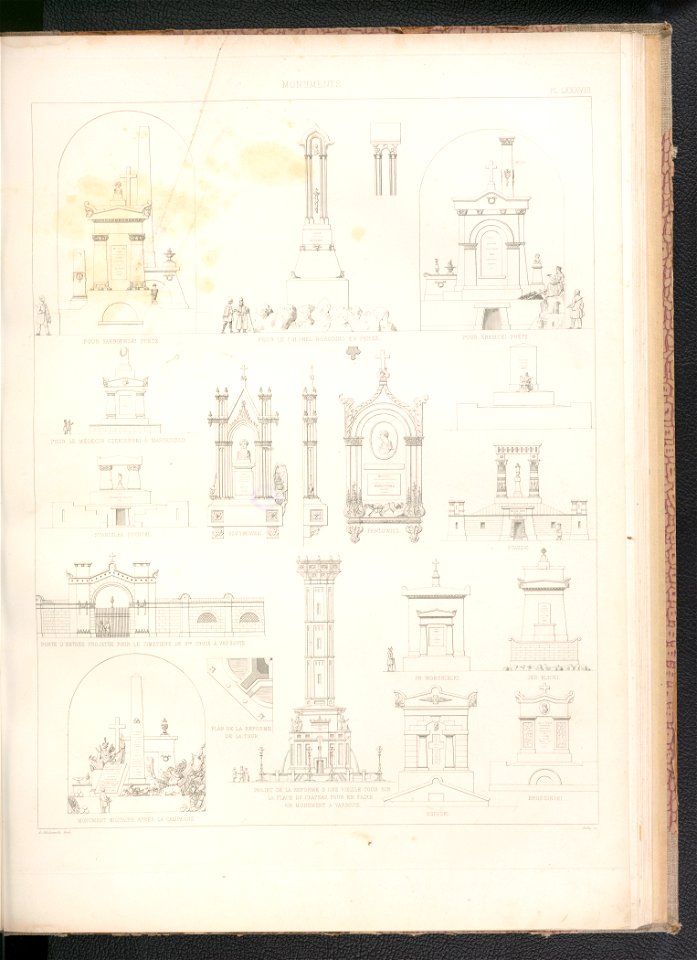Plany budowli obejmujace rozmaite rodzaje 1843 (120569614)