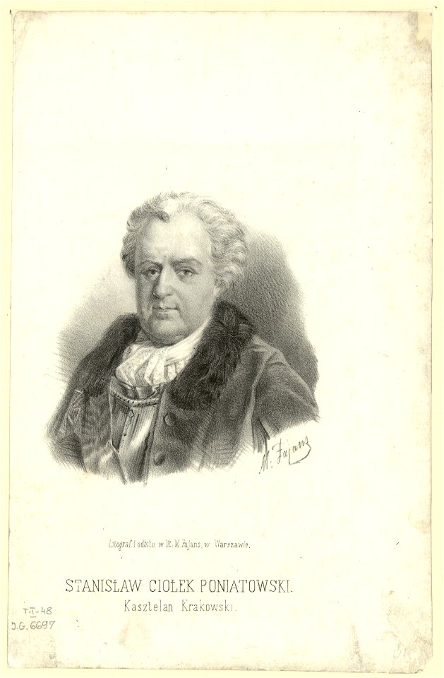 Stanislaw Ciolek Poniatowski - Kasztelan Krakowski post 1852 (36893511)