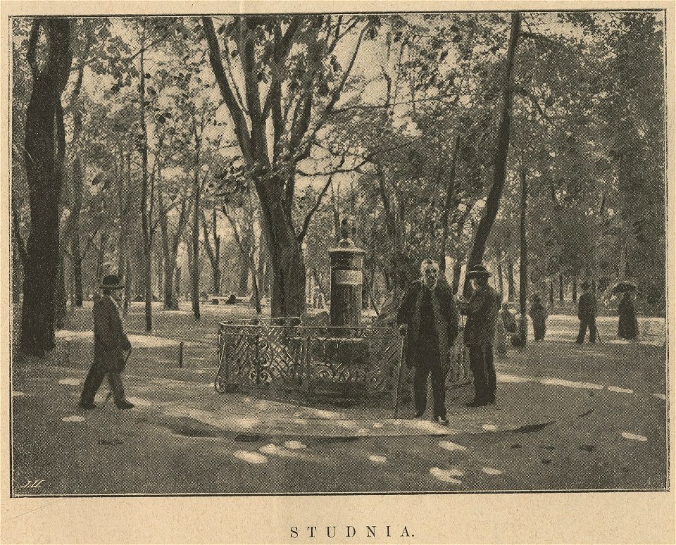Saski ogród w Warszawie - Studnia (60537)