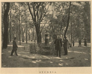 Saski ogród w Warszawie - Studnia (60537)