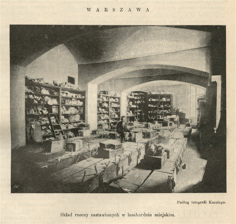 Skład rzeczy zastawianych w lombardzie miejskim (54585)