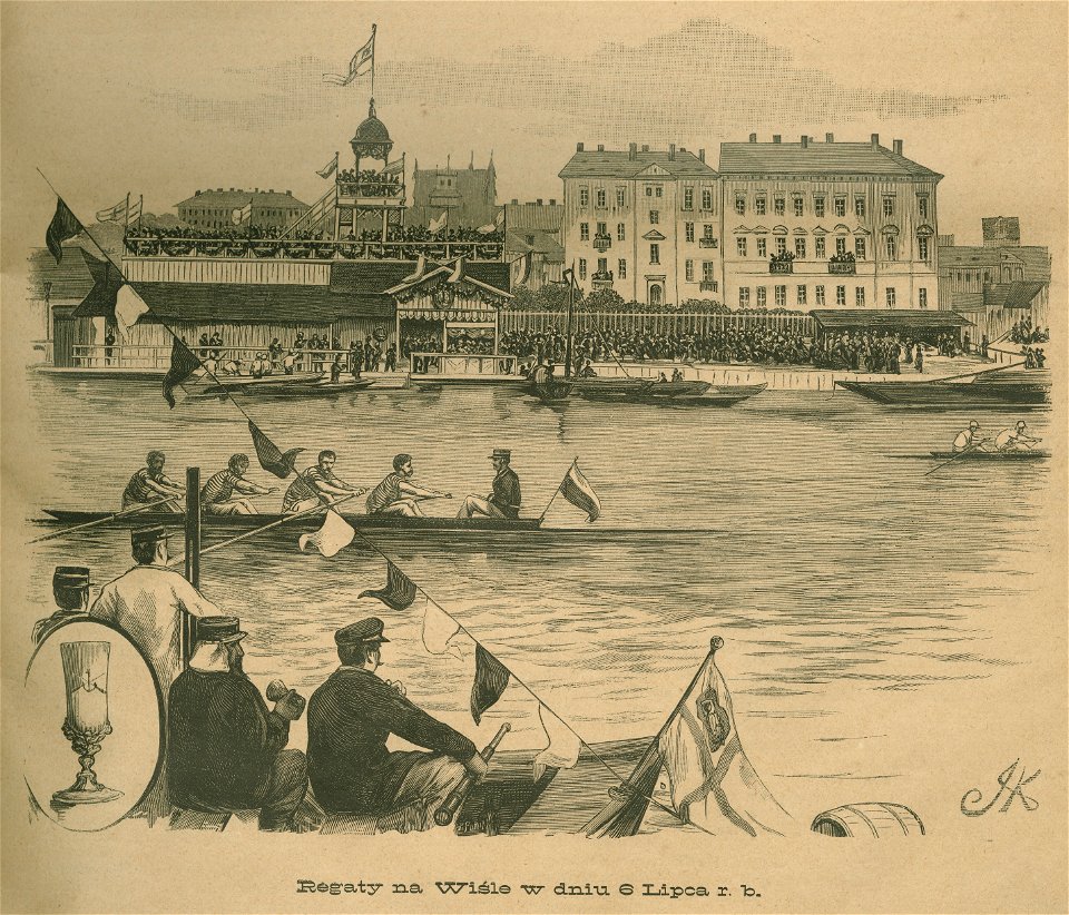 Regaty na Wiśle w dniu 6 Lipca r.b. 1884 (76628)