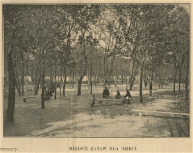 Saski ogród w Warszawie - Miejsce zabaw dla dzieci (60556)