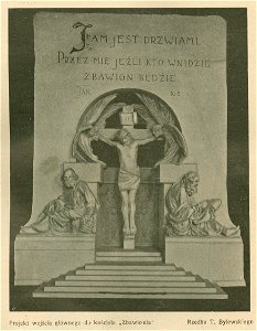 Projekt wejścia głównego do kościoła Zbawiciela - Rzeźba T. Bylewskiego (72445)