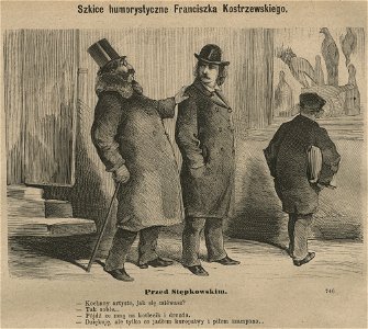 Przed Stępkowskim Szkice humorystyczne F. Kostrzewskiego (58932)