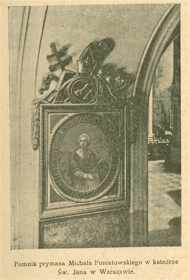 Pomnik prymasa Michała Poniatowskiego w katedrze Św. Jana w Warszawie (80023)