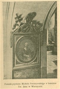 Pomnik prymasa Michała Poniatowskiego w katedrze Św. Jana w Warszawie (80023). Free illustration for personal and commercial use.