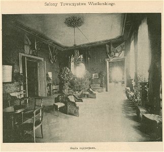 Salony Towarzystwa Wioślarskiego przy ul. Królewskiej Sala mniejsza Podług fotografii Conrada (81361)