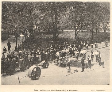 Roboty asfaltowe na ulicy Mazowieckiej (61957)