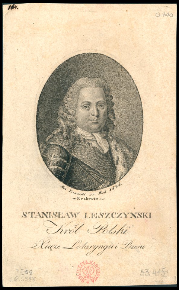 Stanislaw Leszczynski Krol Polski Ksiaze Lotaryngii i Baru 1824 (48819872)