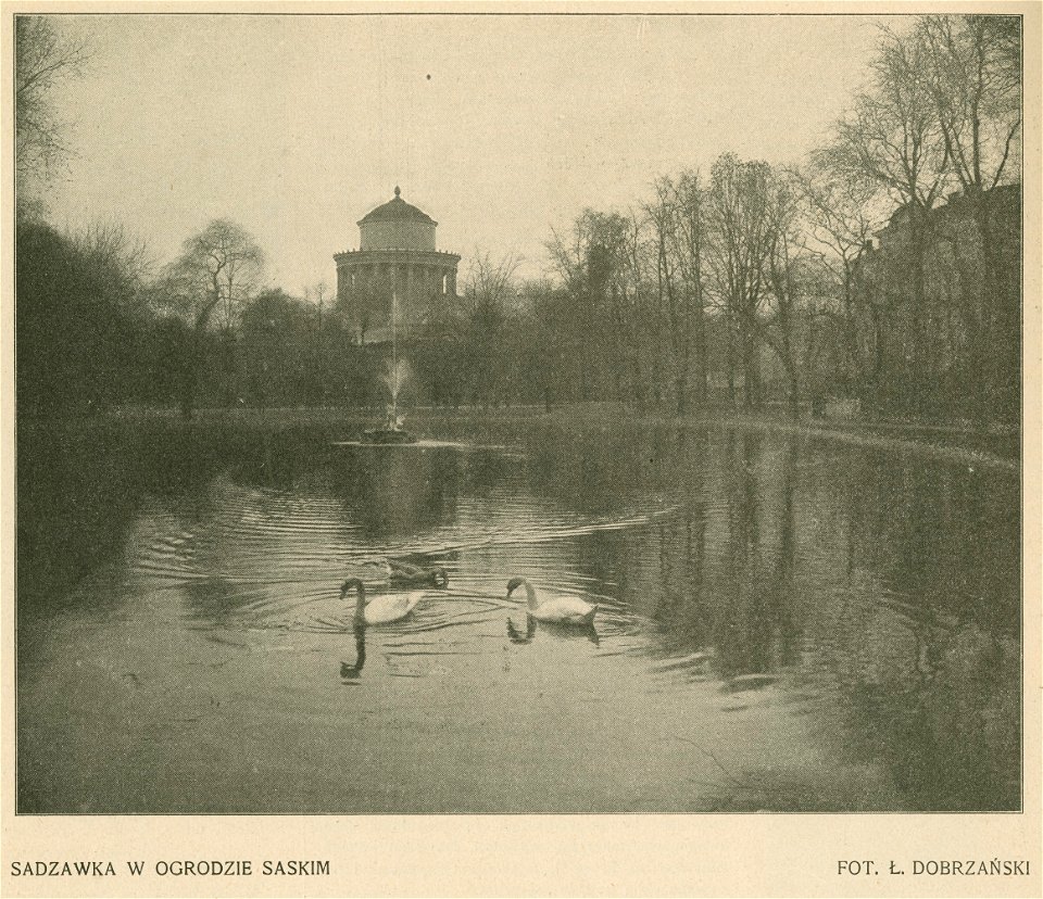 Sadzawka w Ogrodzie Saskim Fot. Ł. Dobrzański (79313)