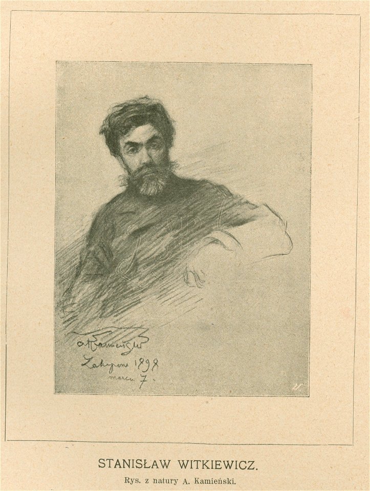 Stanisław Witkiewicz, Rys. z natury A. Kamieński (68576)
