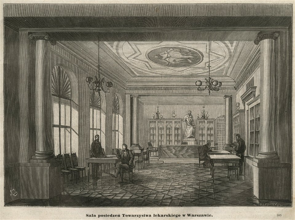 Sala posiedzeń Towarzystwa Lekarskiego w Warszawie (58833)