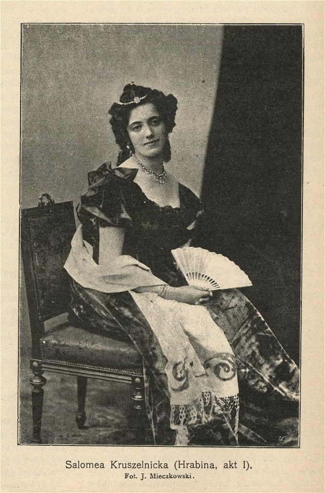 Salomea Kruszelnicka (Hrabina, akt I), Fot. J. Mieczkowski (62868)
