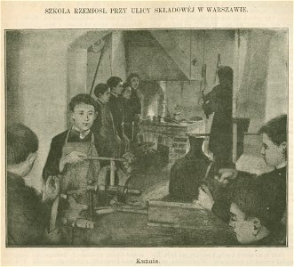Szkoła Rzemiosł przy ulicy Składowej w Warszawie Kuźnia (78005)