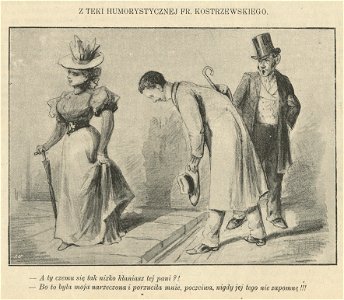 Spotkanie (Z teki humorystycznej Franciszka Kostrzewskiego) (61521)