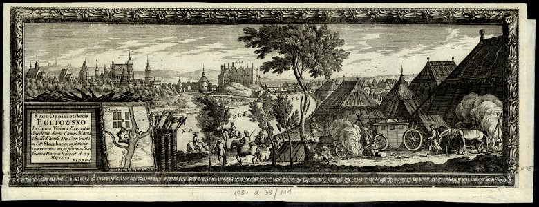 Situs Oppidi et arcis Poltowsko in cuius vicinia exercitus Suedicus ductu Campi Maereschalli Excell (41828239)