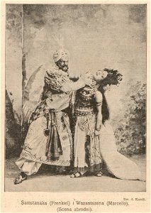 Samstanaka (Frenkiel) i Wazantazena (Marcello), (Scena zbrodni), Fot. A. Karoli (62039)
