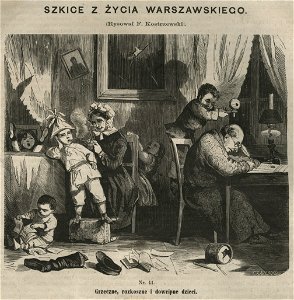 Szkice z życia warszawskiego - Nr 11 - Grzeczne, rozkoszne i dowcipne dzieci (58063)