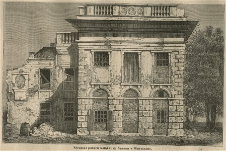 Szczątki pałacu książąt de Nassau w Warszawie (58891)