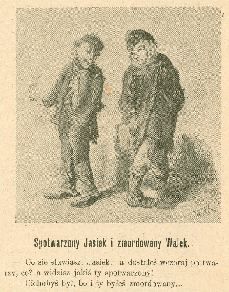 Spotwarzony Jasiek i zmordowany Walek (80646)