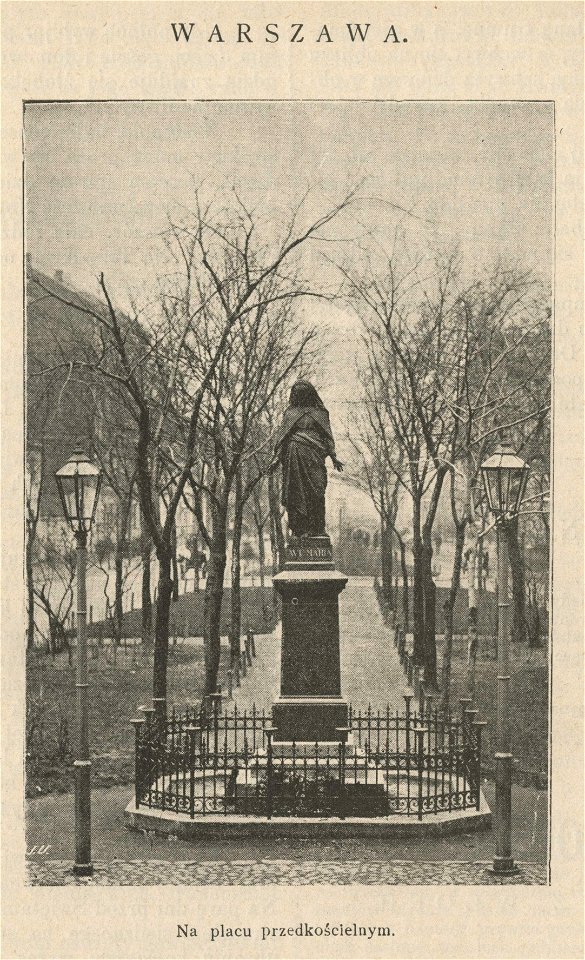 Statua Najświętszej Marii Panny przed kościołem św. Karola Boromeusza przy ul. Chłodnej (55380)