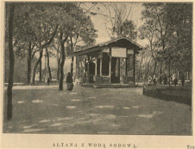 Saski ogród w Warszawie - Altana z wodą sodową (60555)