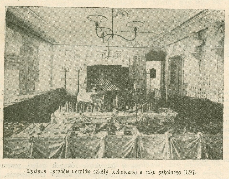 Szkoła Techniczna Wystawa wyrobów uczniów szkoły technicznej z roku szkolnego 1897 (79565)