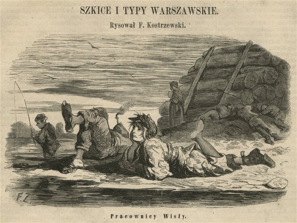 Szkice i typy warszawskie - Pracownicy Wisły (58102)