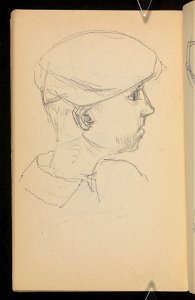 Szkicownik Ludwika Pugeta ze szkicami zwierzat i osob - Inc. - Drezno 1915 (74164889)