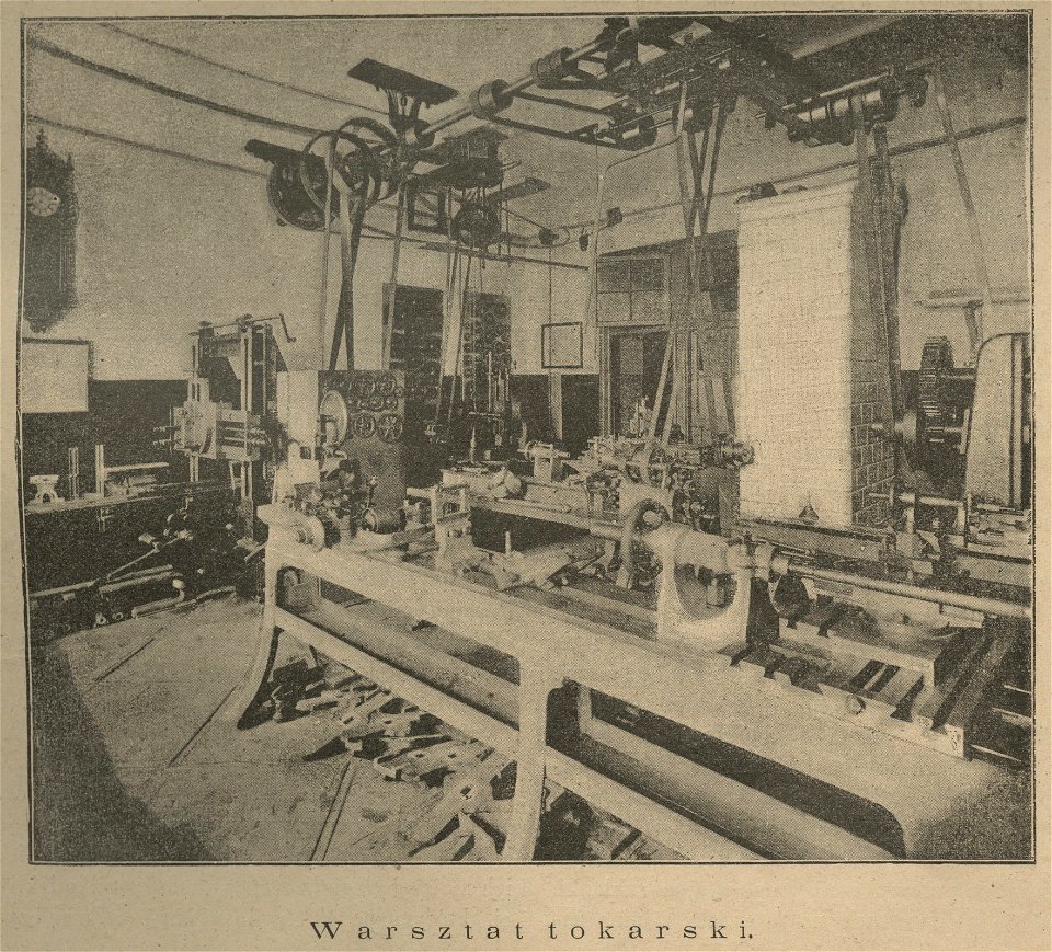 Szkoła rzemiosł Konarskiego - Warsztat tokarski (59977)