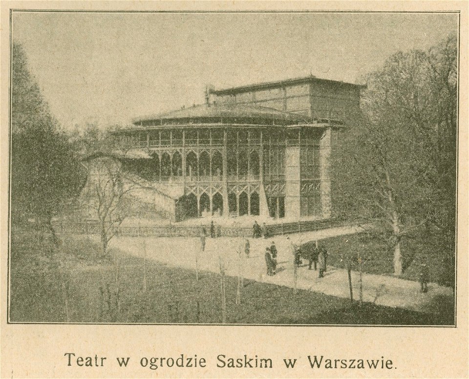 Teatr w ogrodzie Saskim w Warszawie (76527)