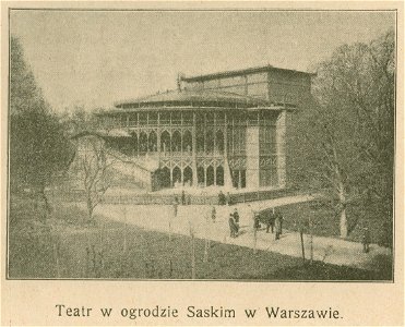 Teatr w ogrodzie Saskim w Warszawie (76527)