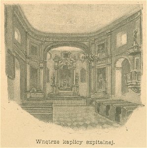 Szpital Dzieciątka Jezus w Warszawie na placu Wareckim Wnętrze kaplicy szpitalnej (82681)