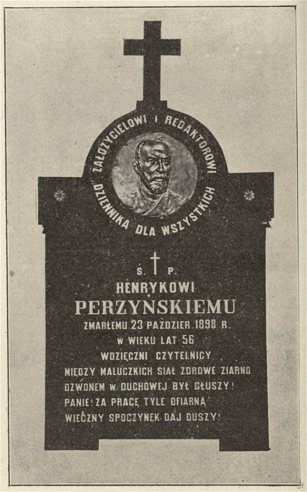 Tablica ku pamięci Henryka Perzyńskiego 1842-1898 (55008)