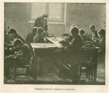 Szkoła Rzemiosł przy ulicy Składowej w Warszawie Oddział krawców, rymarzów i szewców (78008)